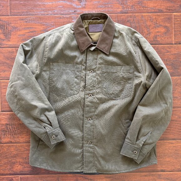 Line of Trade - Waxed Cotton Insulated Overshirt - Size XL - Picture 1 of 3